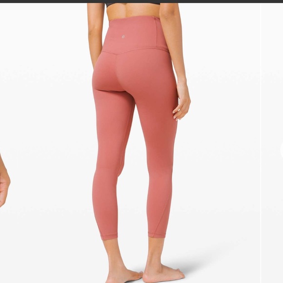 Lululemon Unlimit High-Rise Tight 25" Brier Rose leggings women’s size 2 pink - Picture 1 of 8